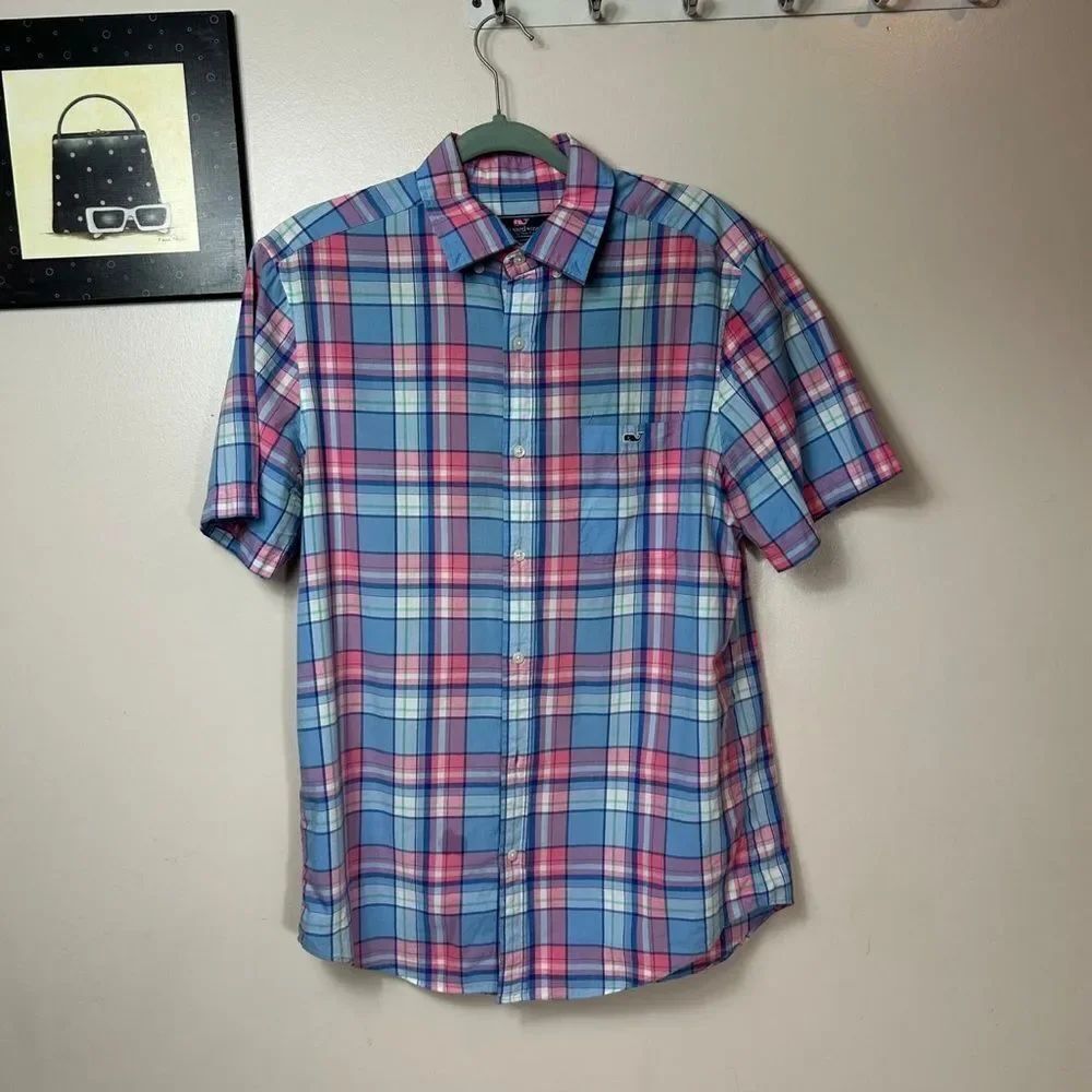 Vineyard Vines Multicolor Plaid Button Down Shirt